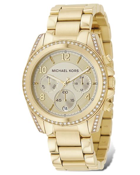 gold michael kors watch mens cheap|michael kors gold watch price.